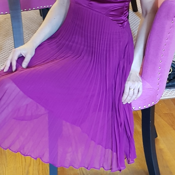 NWT Silk Plum Marciano Dress - Picture 12 of 17